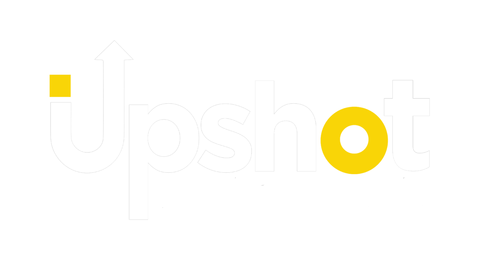 Upshot SFX Logo (WT) | Special Effects Rental Service Company in Dubai, UAE