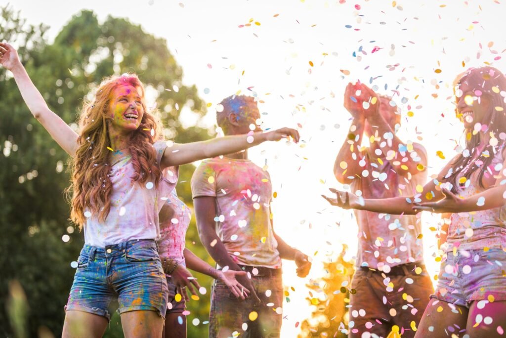 Confetti Shower | Holi Festival | Upshot SFX | Special Effects for Themed Parties in Dubai, UAE