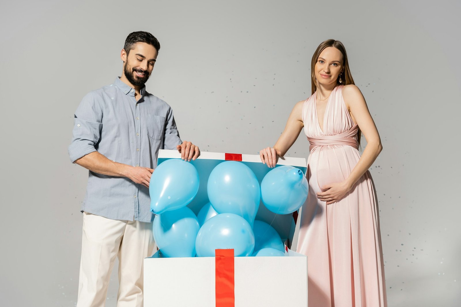 Balloon Box revealed by couple | Special Effects for Gender Reveal in Dubai, UAE | Upshot SFX