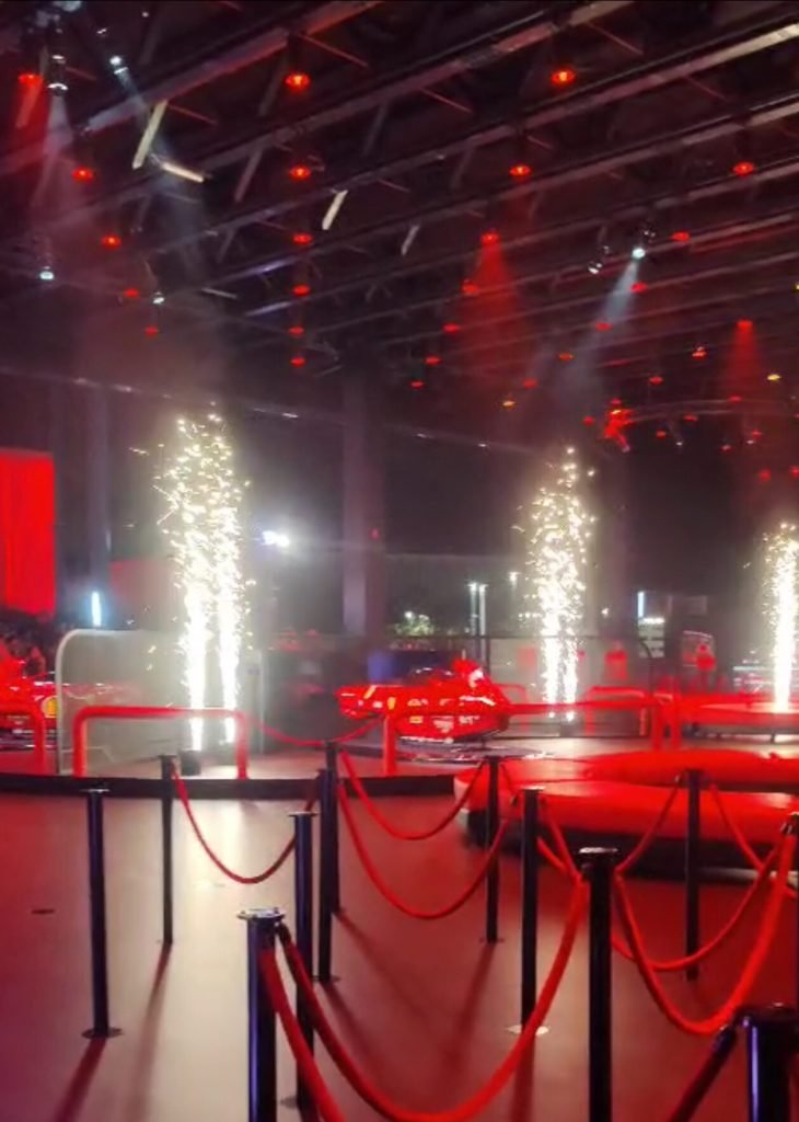 Cold Pyro in Ferrari World Abu Dhabi, UAE | Special Effects for Themed Parties in Dubai, Uae | Upshot SFX